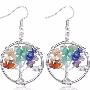 3/$25 7 Chakra Dangle Earrings
